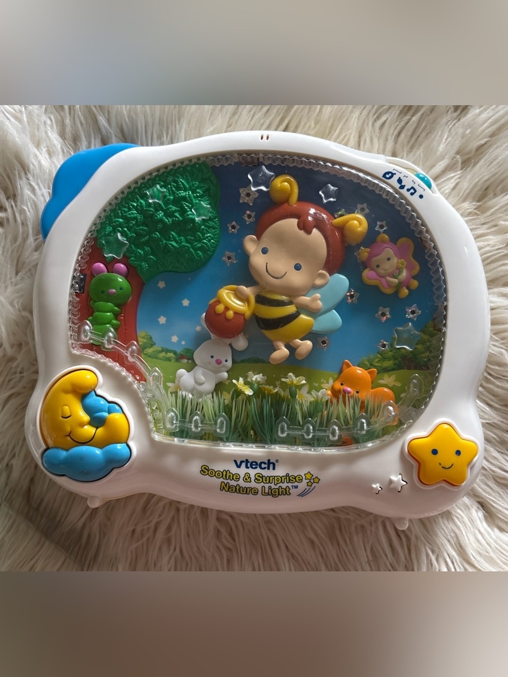 Vintage Vtech Soothe & Surprise Nature Light Crib Toy Musical Projector Soother